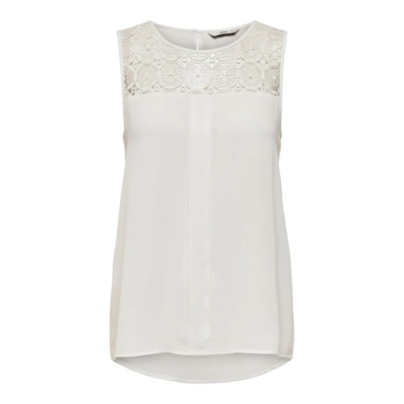 Image of Only Womens sleeveless top Only onlmia-venice Blanc Female S