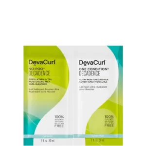 image of DevaCurl No Poo Decadence and One Condition Decadence 57ml