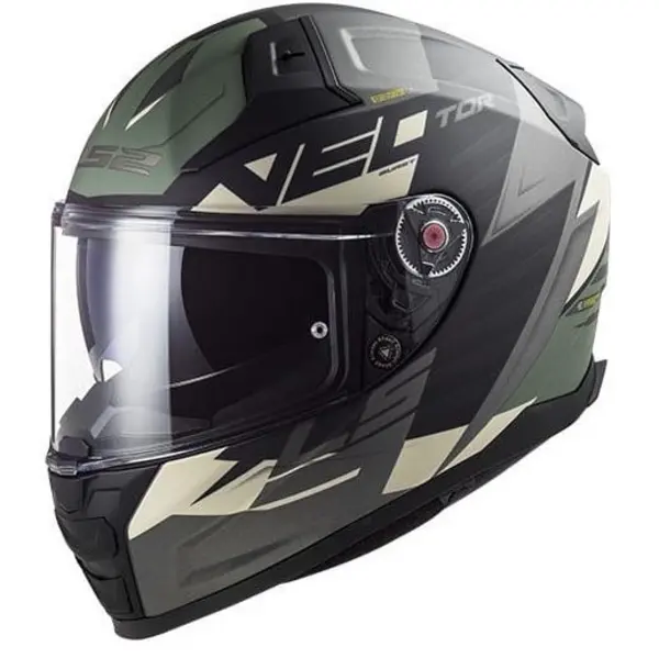 Image of LS2 Ff811 Vector II Absolute M.Black Silver Full Face Helmet Size XS