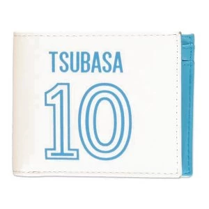 Image of CAPTAIN TSUBASA Tsubasa 10 Logo Bi-fold Wallet