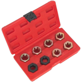 Image of Sealey 8 Piece CV Joint Thread Chaser Set