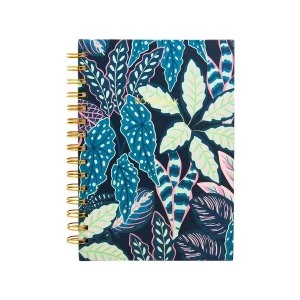Image of Sass & Belle Variegated Leaves A5 notebook