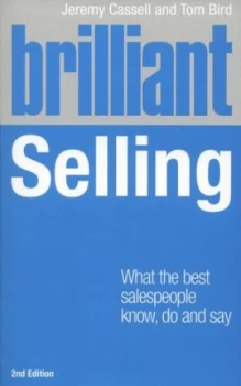 Image of Brilliant Selling by Tom Bird Paperback