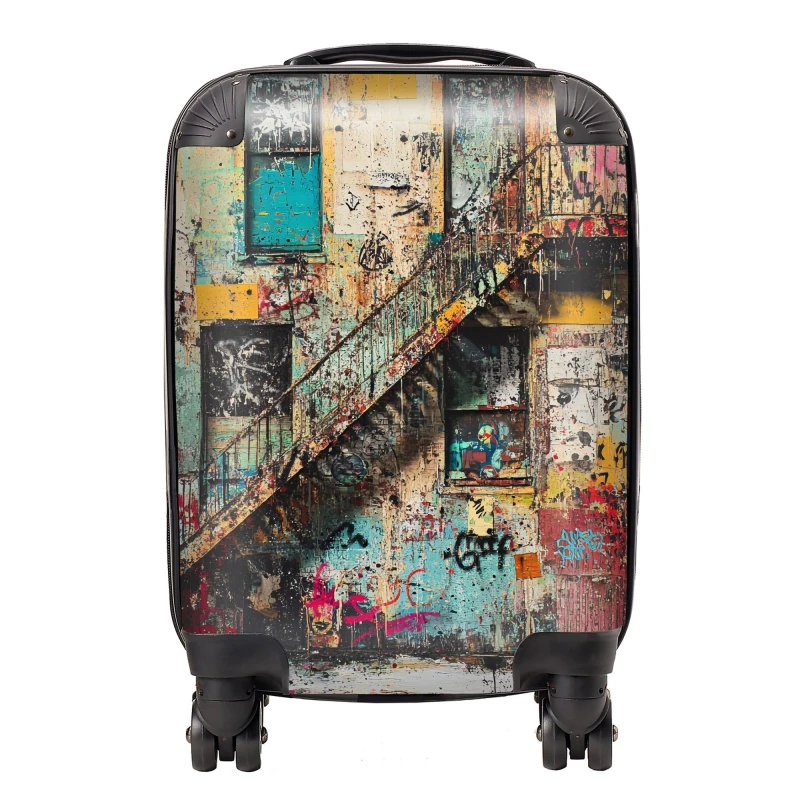 Image of Designer Luggage Jasper Reed: 00037 Suitcase Size: Large Multicolor Unisex Large