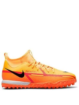 Image of Nike Junior Phantom GT Academy Dynamic Fit Astro Turf Football Boots - Orange, Size 4