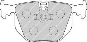 Image of Ferodo FDB1483 Brake Pad Set Rear Axle Premier Car
