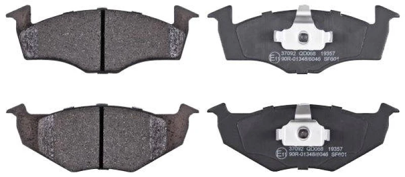 Image of A.B.S. 37092 Brake pad set without integrated wear sensor Brake Pad Set,disc brake (402)