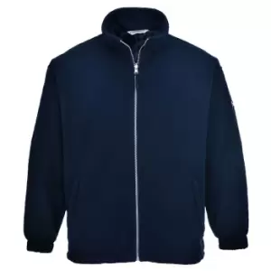 image of Portwest Mens Windproof Fleece Navy 2XL