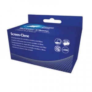 image of AF International Screen-Clene Duo WetDry Wipes Pack of 20 ASCR020