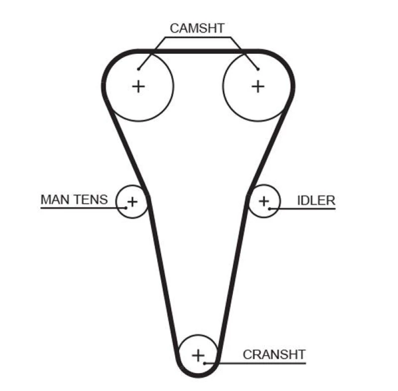 Image of GATES Timing Belt GATES 5567XS