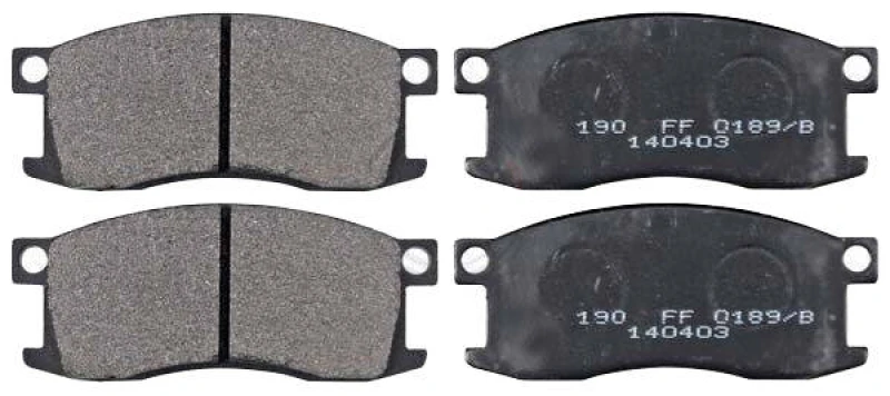 Image of A.B.S. 36155 Brake pad set without integrated wear sensor Brake Pad Set,disc brake (402)