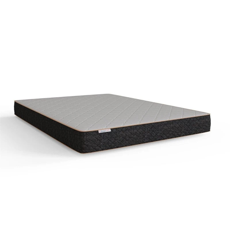 Image of GFW Pettine King Natural Upholstered Ottoman Bed & Pocket Mattress, Cream PET50NTSP