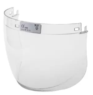 Image of 3M Clear PC Visor, Resistant To Liquids, Molten Metal