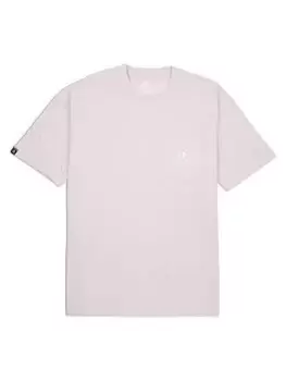 Image of Converse Renew Star Chevron Embroidered Left Chest Pocket T-Shirt - Heather, Heather Size M Men