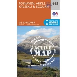 Image of Foinaven, Arkle, Kylesku and Scourie by Ordnance Survey (Sheet map, folded, 2015)