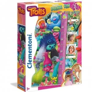 Image of Clementoni Measure Me Puzzle - Trolls