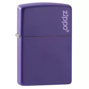 image of Zippo PL237 Classic Purple Matte Zippo Logo