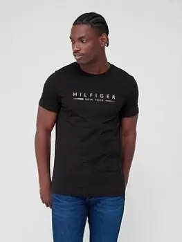 Image of Tommy Hilfiger Hilfiger New York T-Shirt - Black, Size 2XL, Men