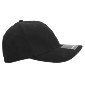 image of Beechfield Adults Unisex Signature Stretch-Fit Baseball Cap (L-XL) (Black)