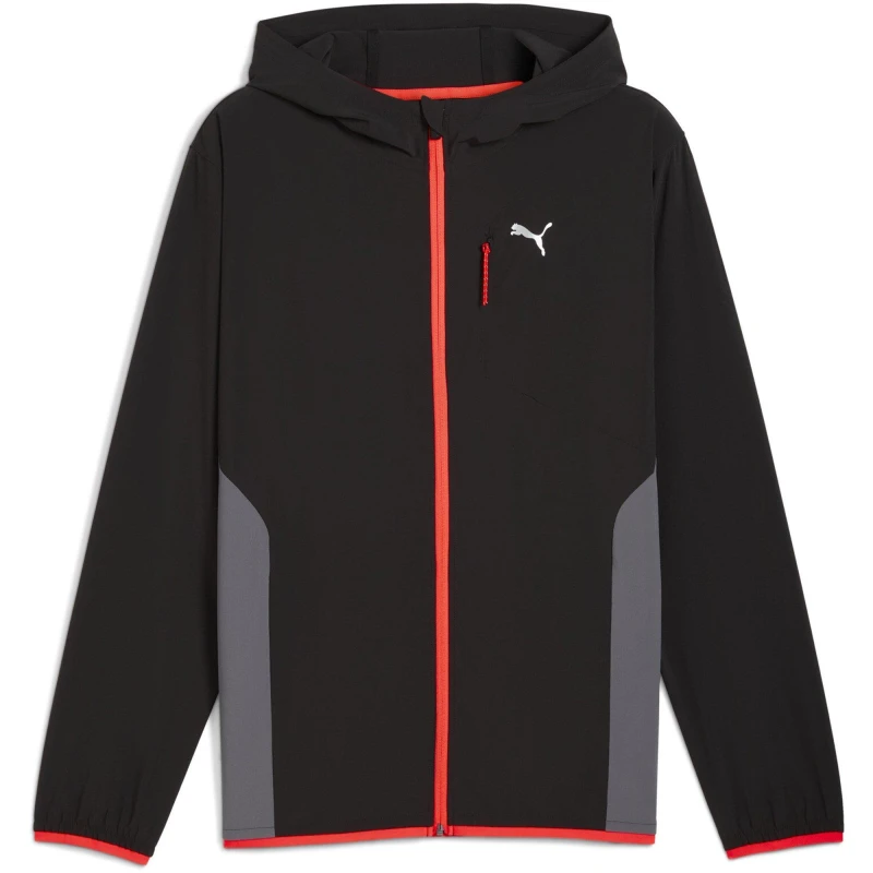 Image of Puma Mens Flex Woven Tracksuit Black/Grey male S