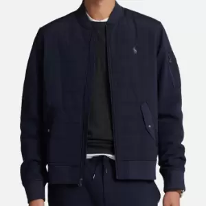 Image of Polo Ralph Lauren Shell and Cotton-Blend Bomber Jacket - XL