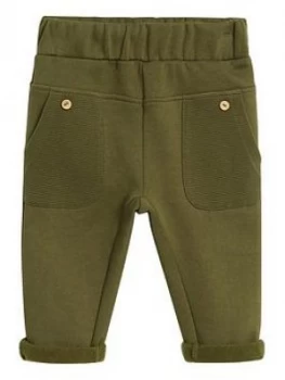 Mango Baby Boys Pocket Joggers - Khaki, Size 12-18 Months