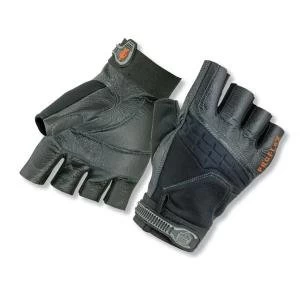 image of Ergodyne ProFlex 900 Impact Fingerless Large Gloves Black EY900L