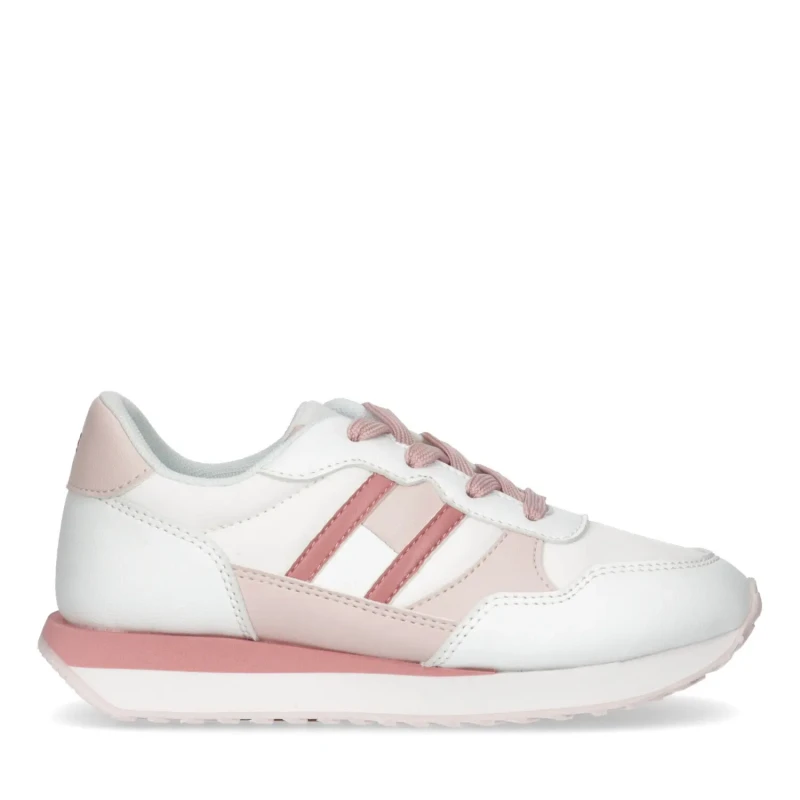 Image of Tommy Hilfiger Womens Trainers Tommy Hilfiger Flag Low Rose Female 35