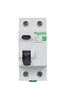 Image of Schneider Easy9 2 Pole 100A 30MA A Type 230 RCCB - EZ9R46263