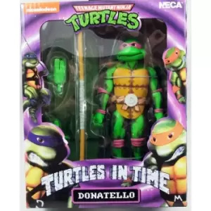 image of NECA Teenage Mutant Ninja Turtles in Time Series 1 Donatello 7" Action Figure