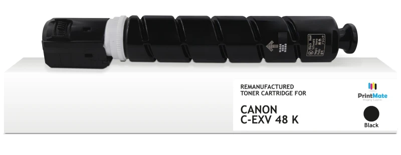 Image of PrintMate Canon C-EXV48 K. remanufactured toner. Black 16500p