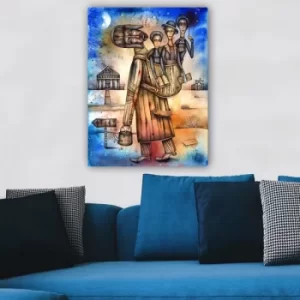 Image of 670894570_70100 Multicolor Decorative Canvas Painting