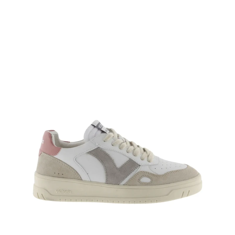 Image of VICTORIA Seoul Leather Trainers white/taupe Women 36 (3.5);37 (4);38 (5);39 (5.5 to 6);40 (6.5);41 (7)