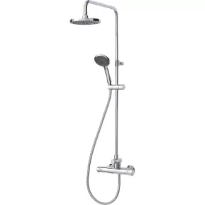 image of Triton Showers Triton Tian Thermostatic Bar Diverter Mixer Shower in Chrome Brass