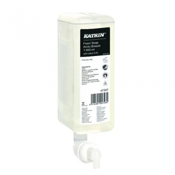 Image of Katrin Foam Soap Arctic Breeze 1000ml Pack of 6 47307