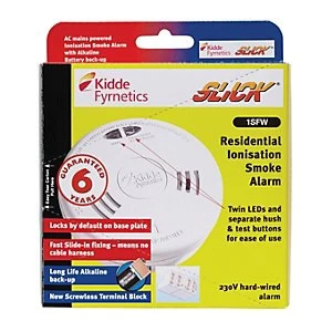 image of Kidde 1SFW Slick Ionisation Smoke Alarm