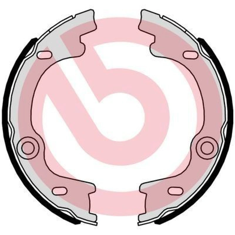 Image of BREMBO Handbrake shoes BREMBO S 30 545