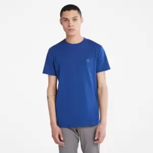 Image of Timberland Dunstan River Crewneck T-Shirt For Men In Dark Blue Dark Blue, Size M