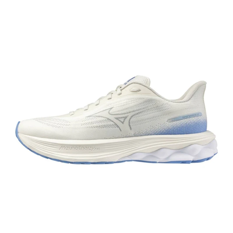 Image of Mizuno Wave Skyrise 7 White Blue SS26 Womens Running Shoes