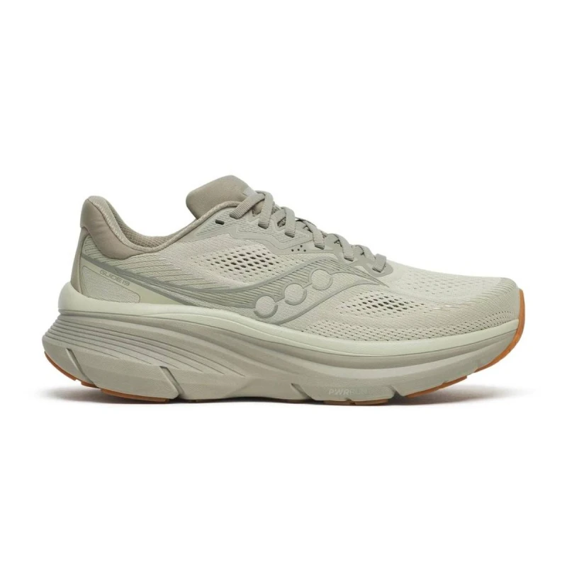 Image of Saucony Guide 19 Shoes Grey Beige SS26, Size 41 - EUR