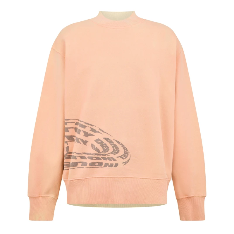 Image of Diesel Mens Mackis Flpa Crew Sweatshirt Beige male S