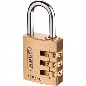 image of Abus 165 Series Combination Padlock 30mm Standard