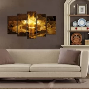 Image of 5ABSMDF-57 Multicolor Decorative MDF Painting (5 Pieces)