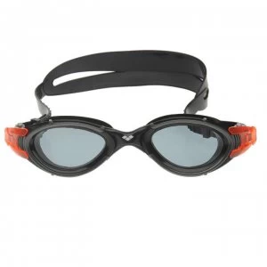 image of Arena Nimesis Medium Swimming Goggles - Black/Red