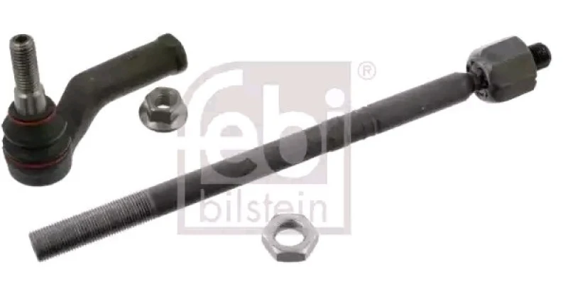 Image of FEBI BILSTEIN 47931 Tie Rod Front Axle Left, with lock nut Rod Assembly (284)