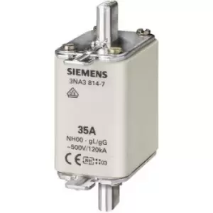 Image of Siemens 3NA38207 NH fuse Fuse size = 00 50 A 500 V AC, 250 V AC 3 pc(s)