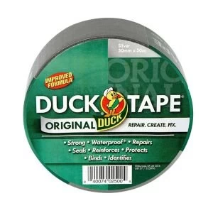 image of Duck Silver Cloth tape L50m W50mm