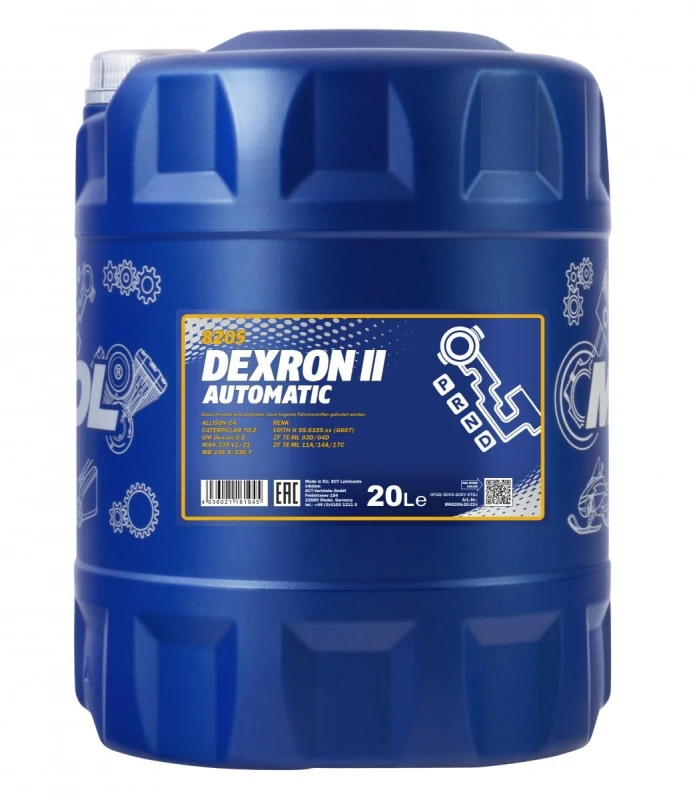 Image of Mannol Automatic Atf Dexron Ii 8205 20L