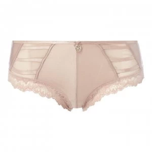 image of Guess Strappy Mesh Briefs - Blush