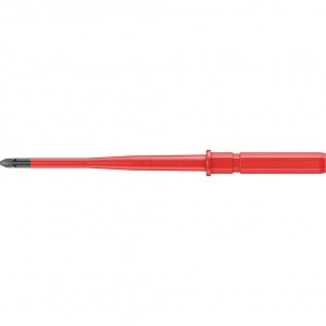 Image of Wera Kraftform Kompakt 65I Pozi VDE Interchangeable Screwdriver Blade PZ1 154mm
